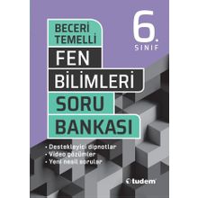 Kitap Tudem Yayınları 6.Sınıf Fen Bilimleri Beceri Temelli Soru Bankası