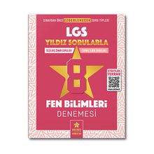 Kitap Yıldız Sorular 8. Sınıf LGS Fen Bilimleri 8 Deneme