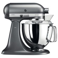 Kitchen Aid 5KSM175PSEMS Medaillon 300 W 10 Kademeli 4.8 lt Hazneli Mutfak Robotu Silver