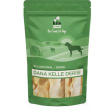 Kito 100 gr Kurutulmuş Dana Kelle Derisi Çiğnemelik Doğal Glutensiz Organik Köpek Ödül Maması