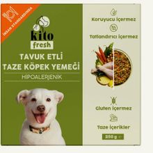 Kito Fresh 250 gr 10 Adet Tavuk Etli Köpek Konserve Maması
