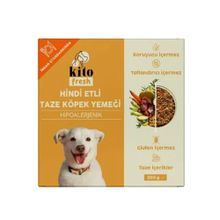 Kito Fresh Hindi Etli 250 gr Hipoalerjenik Taze Köpek Yemeği
