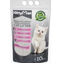 Kittymax Bentonit Bebek Pudrası Kokulu 10 lt İnce Taneli Kedi Kumu