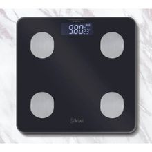 Kiwi Dijital Baskül Siyah Yağ Ölçer Özellikli ABS-1085 Vücut Kitle Endeksi Kilo Ölçer