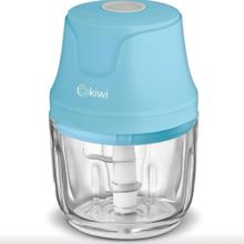 Kiwi KC-8204 3 Bıçaklı Mavi Şarjlı Cam Gıda Doğrayıcı