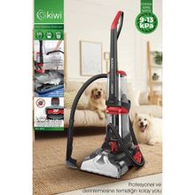 Kiwi KCC-4371 Pro Koltuk Temizleme Başlıklı Dikey Kırmızı Siyah Halı Yıkama Makinesi
