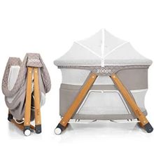 Kiwi Zoody 3 In 1 Vizon Bebek Beşiği Oyun Parkı ve Park Yatak