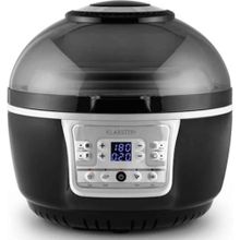 Klarstein Vitair Turbo Airfryer 1400W 9 lt Zamanlayıcılı Isı Ayarlı Siyah Fritöz