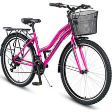Kldoro KD-126 Pembe Bagajlı 26 Jant Bisiklet 21 Vites Dağ Bisikleti