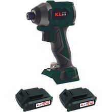 Klpro KLDV18BH-20 18V/2.0Ah. 220 nm Kömürsüz Şarjlı Torklu Darbeli Vidalama Makinesi