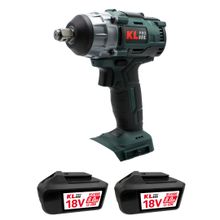 Klpro KLSS18B-80 18 Volt 8.0Ah Li-ion Çift Akülü Kömürsüz Profesyonel Şarjlı Somun Sıkma Makinesi