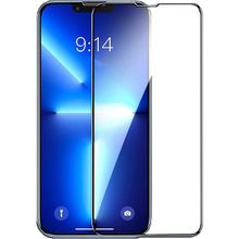 KNY Apple İphone 14 Pro Max İçin Siyah Kenarı Kırılmaya Dayanıklı 5D Nano Cam Ekran Koruyucu
