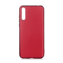 KNY Huawei P Smart Ultra İnce Mat Silikon Bordo Kılıf