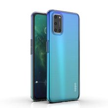 KNY Oppo A52 Ultra İnce Şeffaf Silikon Cep Telefonu Kılıfı