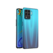 KNY Oppo Reno 5 Lite Ultra İnce Şeffaf Silikon Cep Telefonu Kılıfı