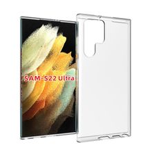 KNY Samsung Galaxy S22 Ultra Ultra İnce Şeffaf Silikon Kılıf