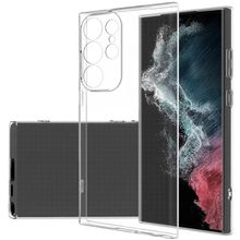 KNY Samsung Galaxy S23 Ultra Ultra İnce Şeffaf Silikon Kılıf