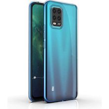 KNY Xiaomi Mi 10 Lite Ultra İnce Şeffaf Silikon Cep Telefonu Kılıfı