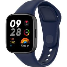 KNY Xiaomi Redmi Watch 3 İçin Lacivert Klasik Model Renkli Silikon Kordon