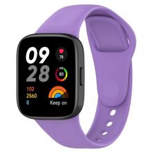 KNY Xiaomi Redmi Watch 3 İçin Mor Klasik Model Renkli Silikon Kordon