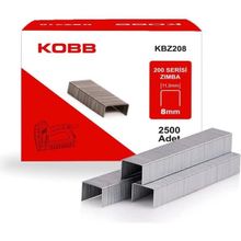 KOBB Ağır Hizmet Tipi 8 mm Zımba Teli 2500 Adet Elektrikli Kullanım İçin Dayanıklı