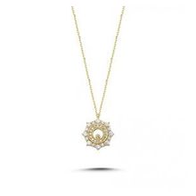 Koçak 14 Ayar Çiçek Figürlü Altın Kolye