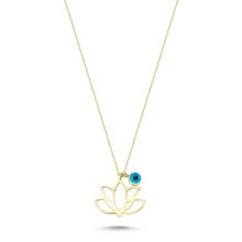 Koçak 14 Ayar Lotus Altın Kolye