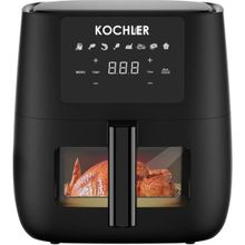 Kochler 6 Litre Yağsız Airfryer Dijital Dokunmatik Ekran Fritöz Tek Hazne Isı Ayarı