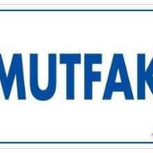 KOD:1657 Mutfak 17.5x25 Uyarı Levhası