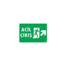 KOD:946 Acil Çıkış 17.5x25 Uyarı Levhası