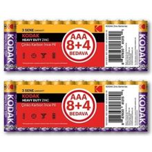 Kodak 2x12 Adet Çinko Karbon Blister İnce Pil