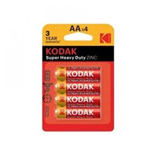 Kodak 4 Adet Çinko Karbon Blister Kalem Pil