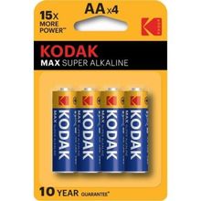 Kodak 4'lü AA Max Süper Alkalin Kalem Pil
