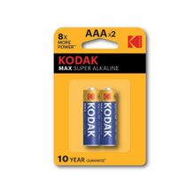 Kodak K3A-2 2 Adet Max Süper Alkaline Aaa İnce Kalem Pil