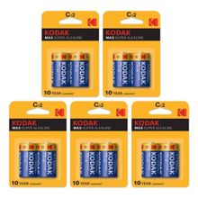 Kodak Max Super Alkaline 2x5 10 Adet Alkalin Orta Pil