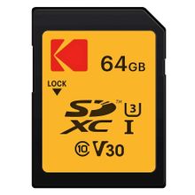 Kodak Sdxc 64GB Class10 U3 Ultra Performans Sd Hafıza Kartı