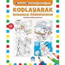 Kodlayarak Boyamayı Öğreniyorum 7 - Renklerle Kodlama Serüveni - Martı Yayınları