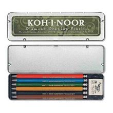 Koh-i Noor 5217 6'lı Diamond Drawing Versatil Kalem Seti