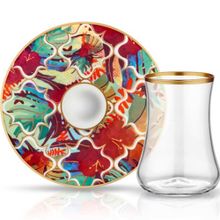 Koleksiyon Dervish 6'lı Amazon Tropic Çay Seti