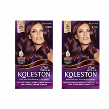 Koleston 3-66 Patlıcan Moru x2 Saç Boyası