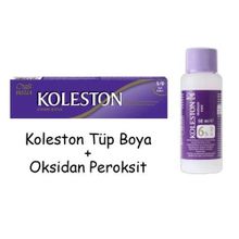 Koleston 5.37 Kışkırtıcı Kahve Tüp Saç Boyası + 20 Vol Oksidan Peroksit