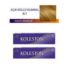 Koleston Açık Küllü Kumral 8/1 Tüp 2x50 ml Saç Boyası