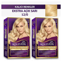 Koleston Kit Çok Açık Doğal Sarı 12-0 x2 Saç Boyası
