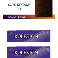 Koleston Koyu Kestane 3/4 Tüp 2x50 ml Saç Boyası