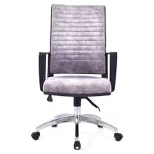 Koltukstilim Magenta Gri Deri Ofis Çalışma Koltuğu