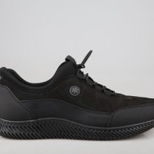 Komcero 3K0690 Siyah Nubuk Hakiki Deri Erkek Günlük Ayakkabı