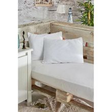 Komfort Home 35x45 cm x 2 Bebek Çizgili Pamuk Saten Yastık Kılıfı