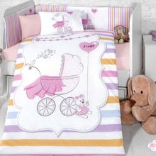 Komfort Home 8 Parça Ranforce %100 Pamuk Girl Bebek Uyku Seti