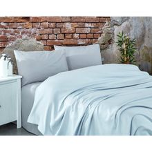 Komfort Home Açık Gri Çift Kişilik Ranforce %100 Pamuk Pike