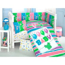 Komfort Home Baby 8 Parça Ranforce %100 Pamuk Bebek Uyku Seti Takımı